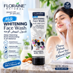 Floraine Natural Milk Whitening Face Wash – 100ml