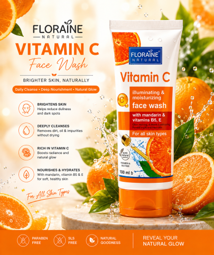 Floraine Vitamin C Whitening Facewash